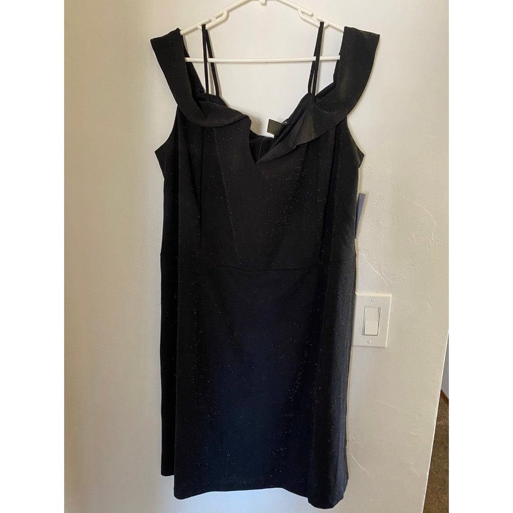 Enfocus Women Black Plus Size Dress